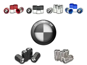 BMW Cappelli Stelo Valvola Bici Finish Minimal